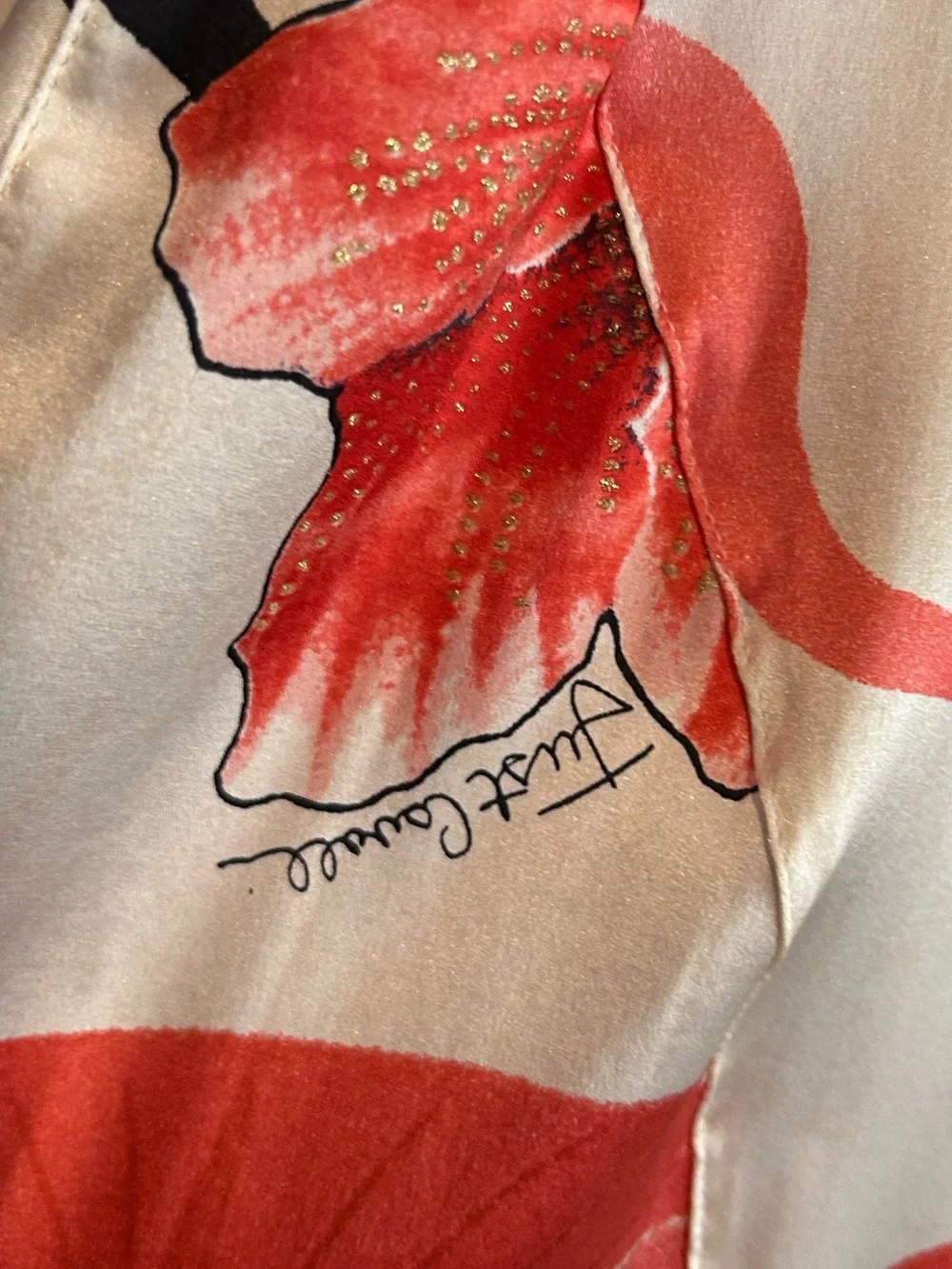 Just Cavalli by Roberto Cavalli Silk Abstract Mermaid Midi Dress Size 44 - Picture 6 of 14
